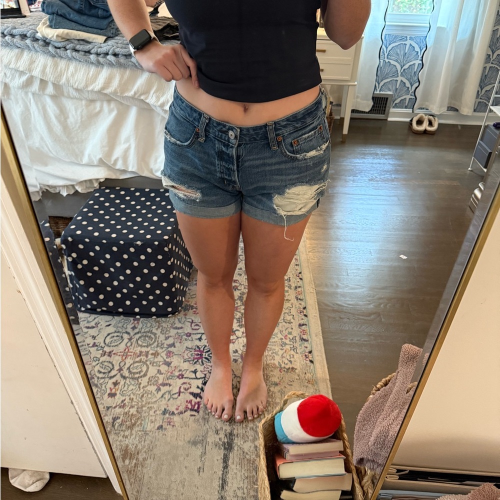 Abercrombie and Fitch Low Waister Jean Shorts
